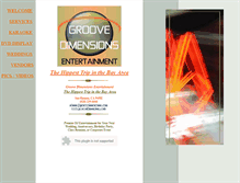 Tablet Screenshot of groovedimensions.com